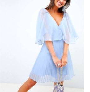 Asos Design Pleat Dress